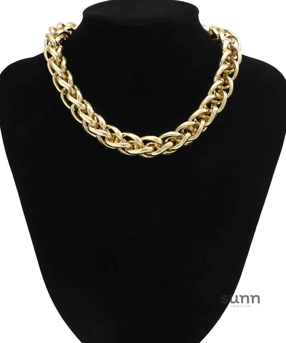 Royale Twisted Chain Necklace [HR4JZAKZ]