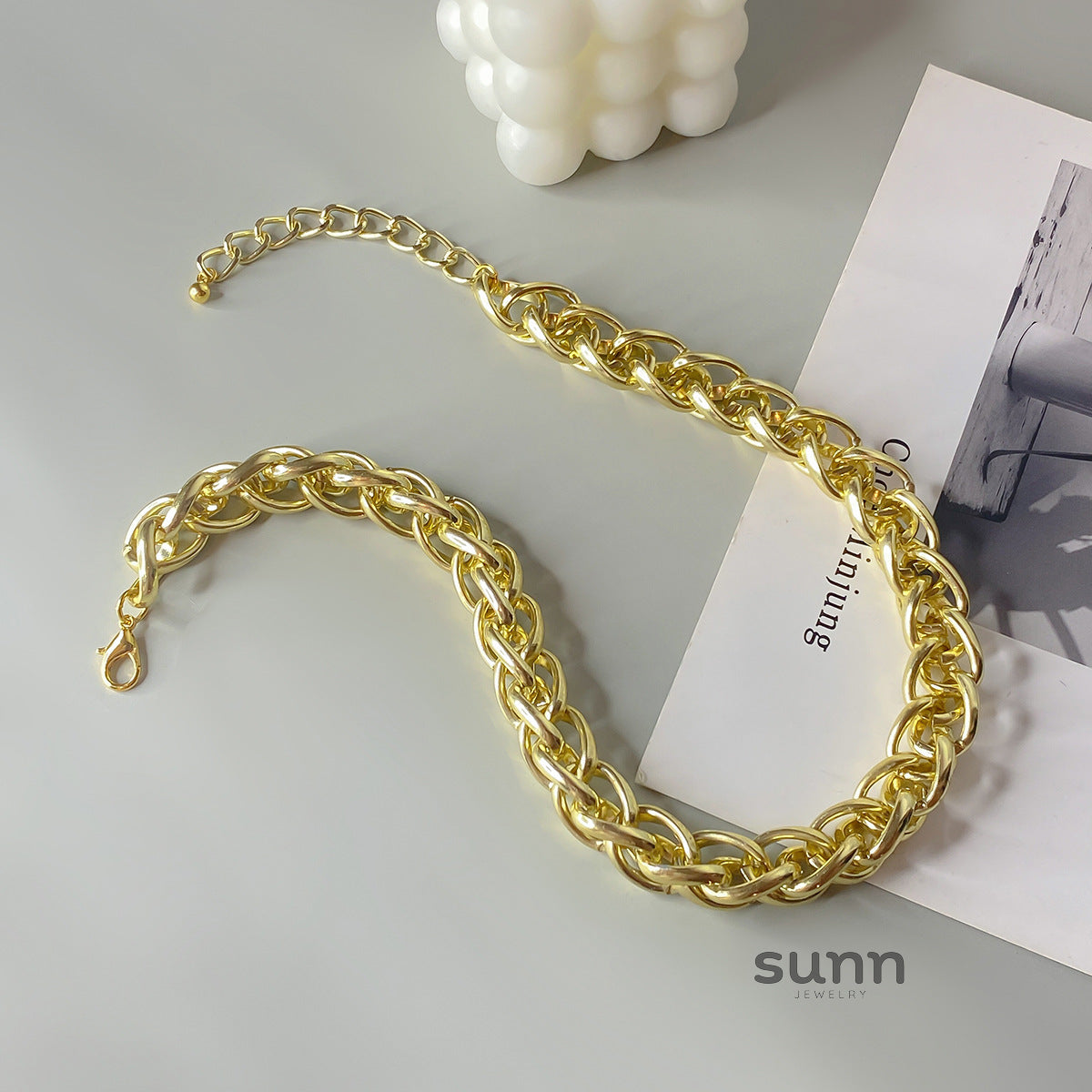 Royale Twisted Chain Necklace [8TDEAPQ2]