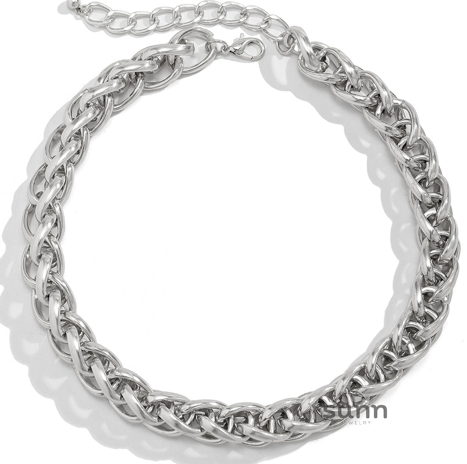 Royale Twisted Chain Necklace [6YYLY417]