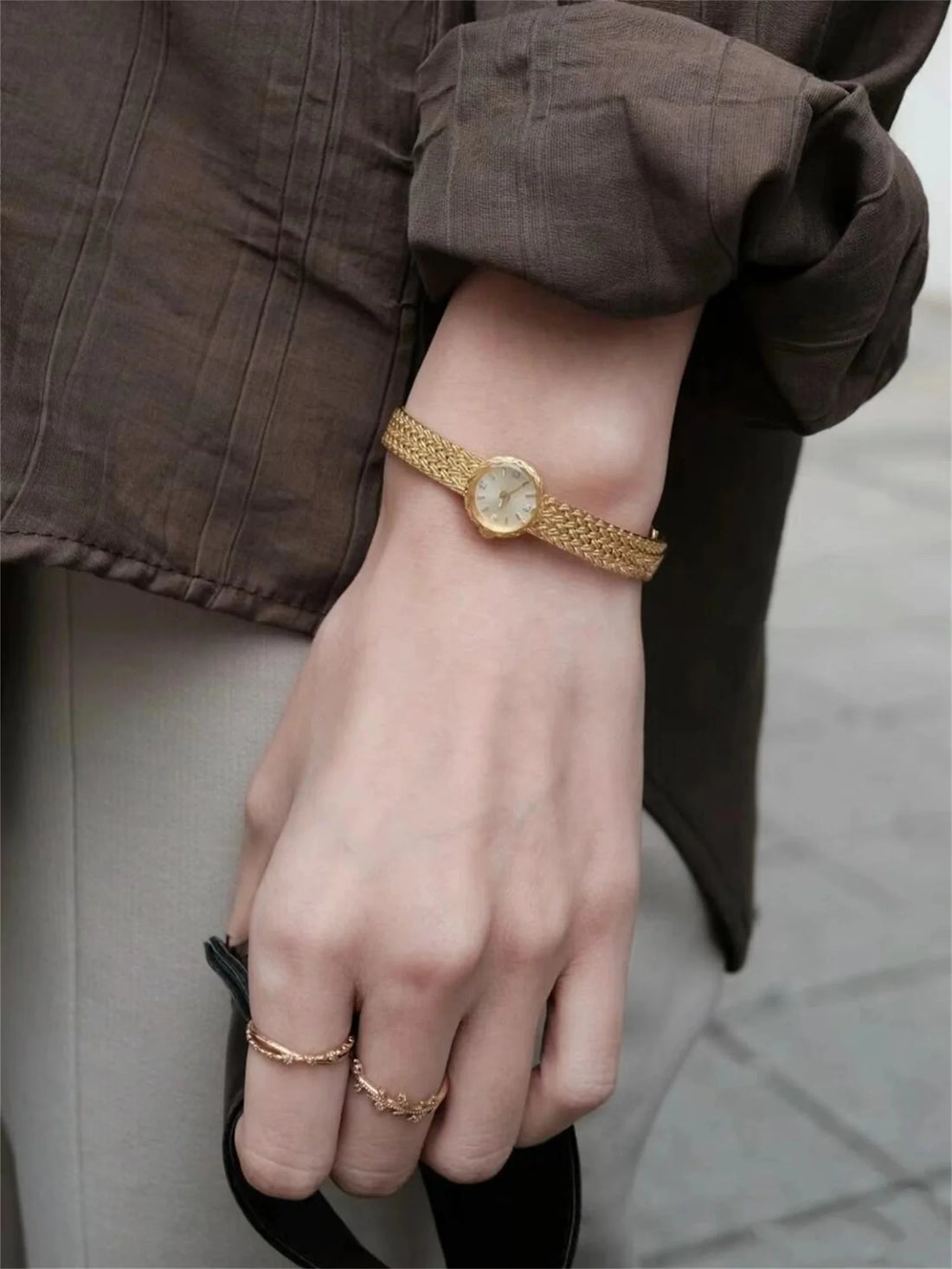 Ruqayyah Vintage Steel Watch