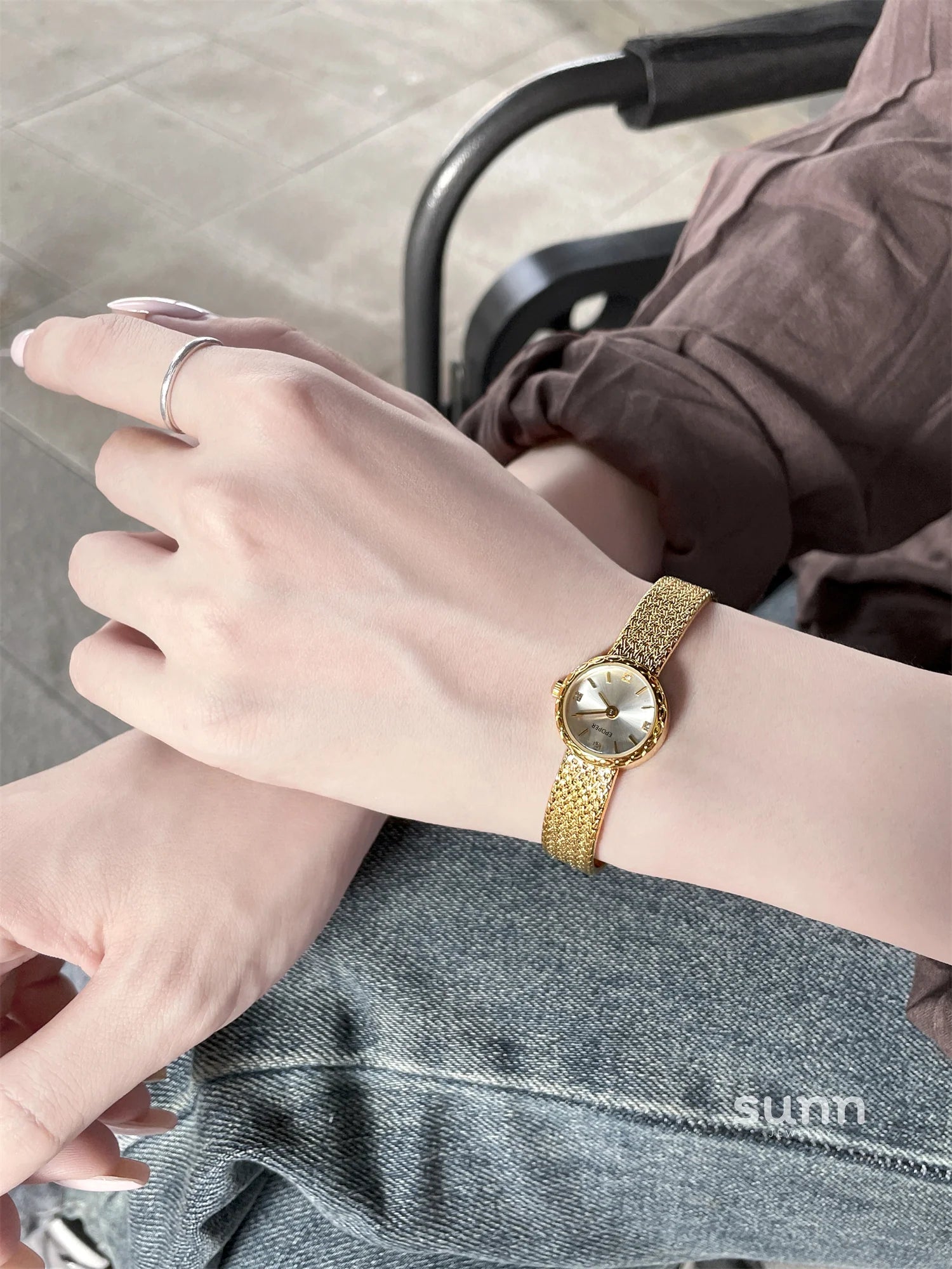 Ruqayyah Vintage Steel Watch
