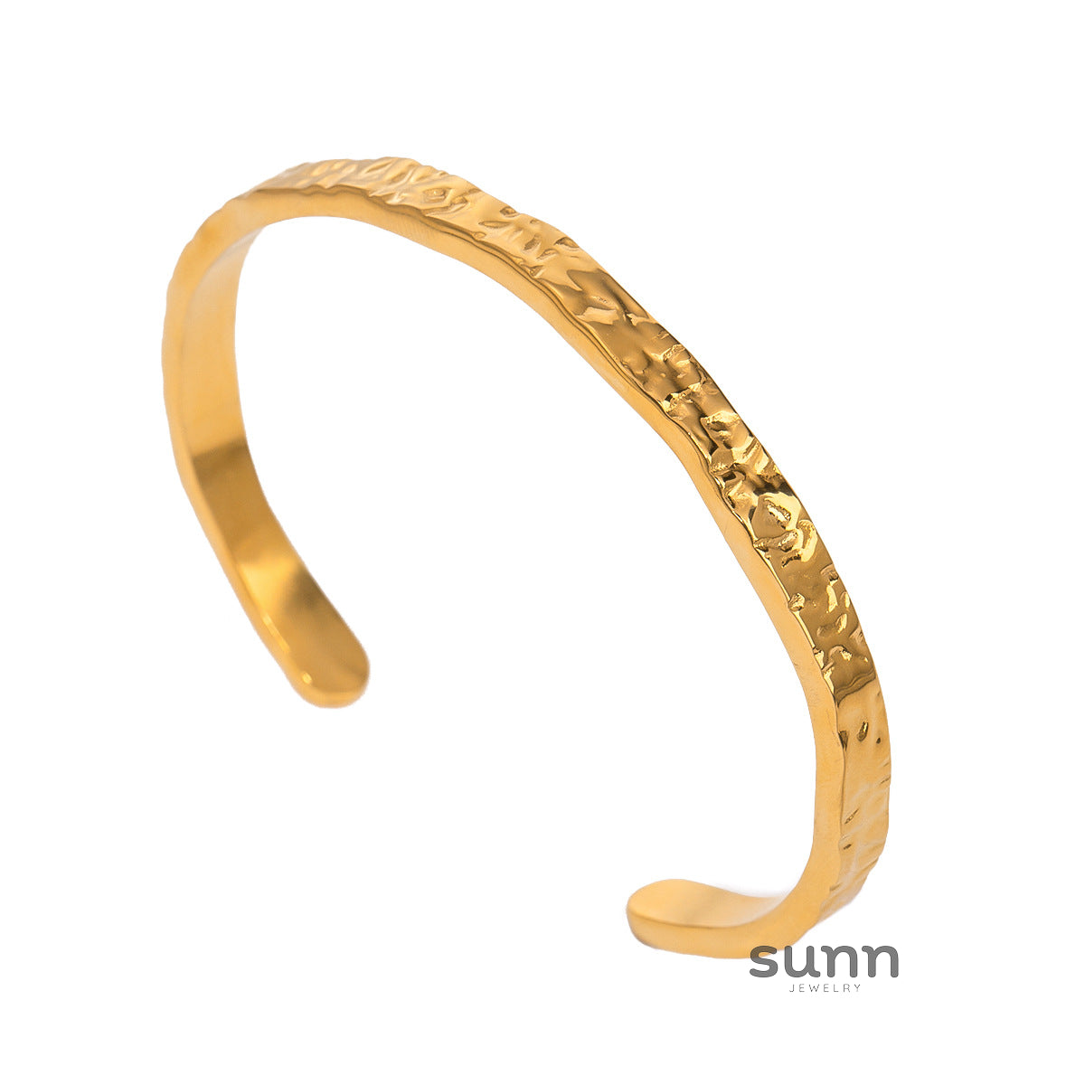 Rut Wave Open Cuff Bracelet [QVR6C4PG]