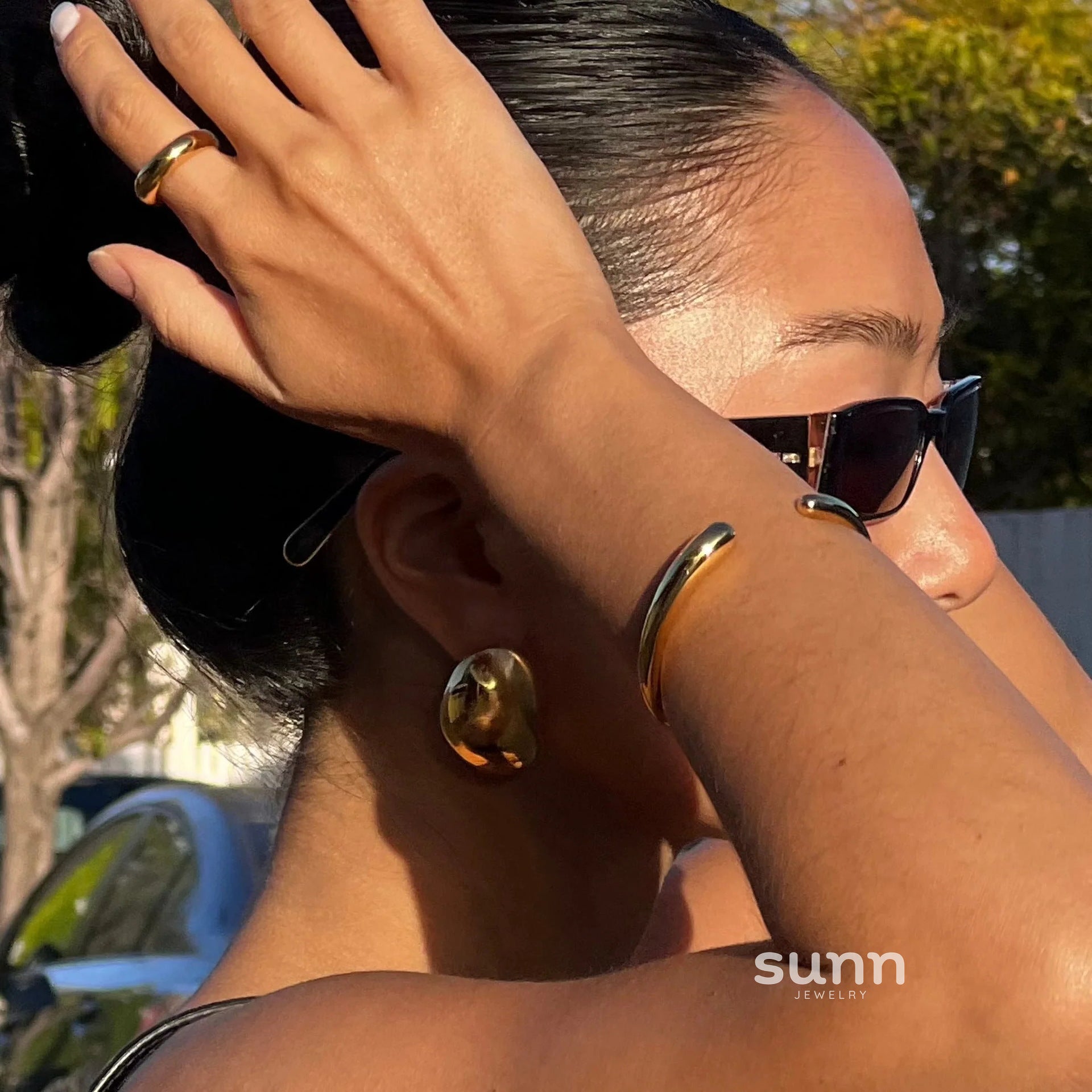 Ruth Sleek Pyramid Studs [BEF6S8TM]