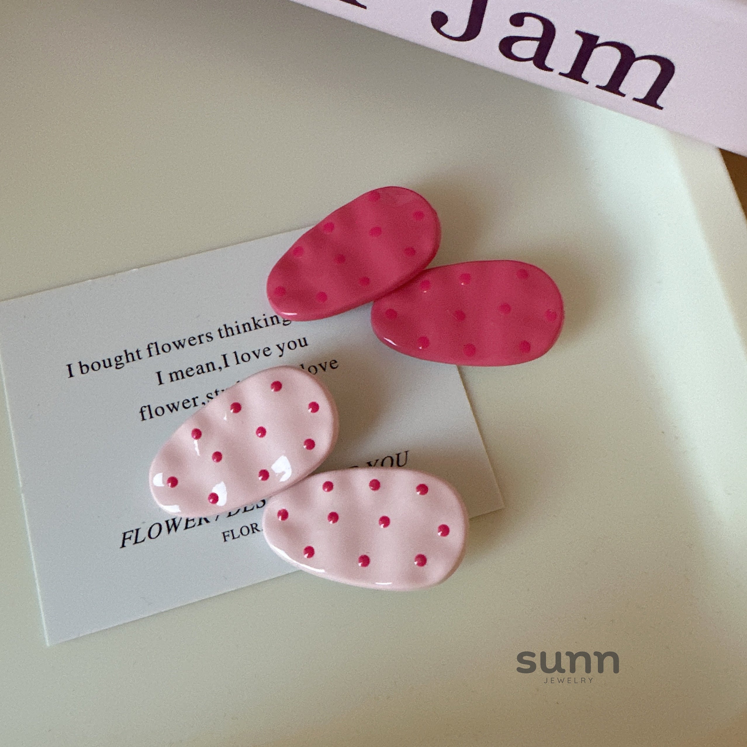 Ryann Polka Dot Hair Clip [LUFMIUF9]