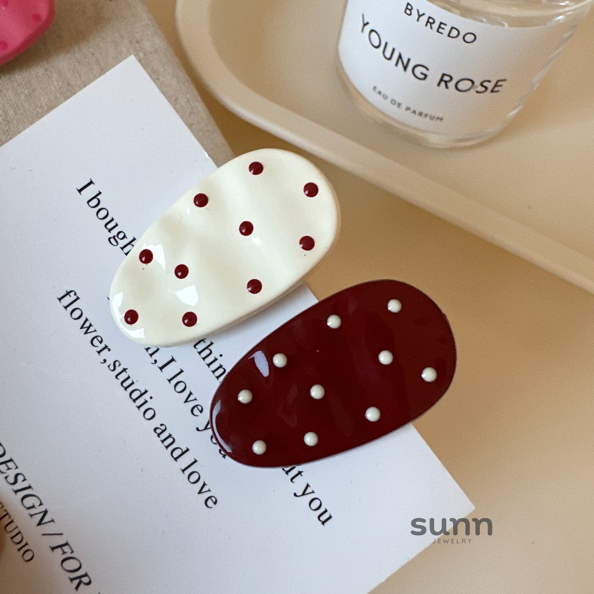 Ryann Polka Dot Hair Clip [COCSBWK5]