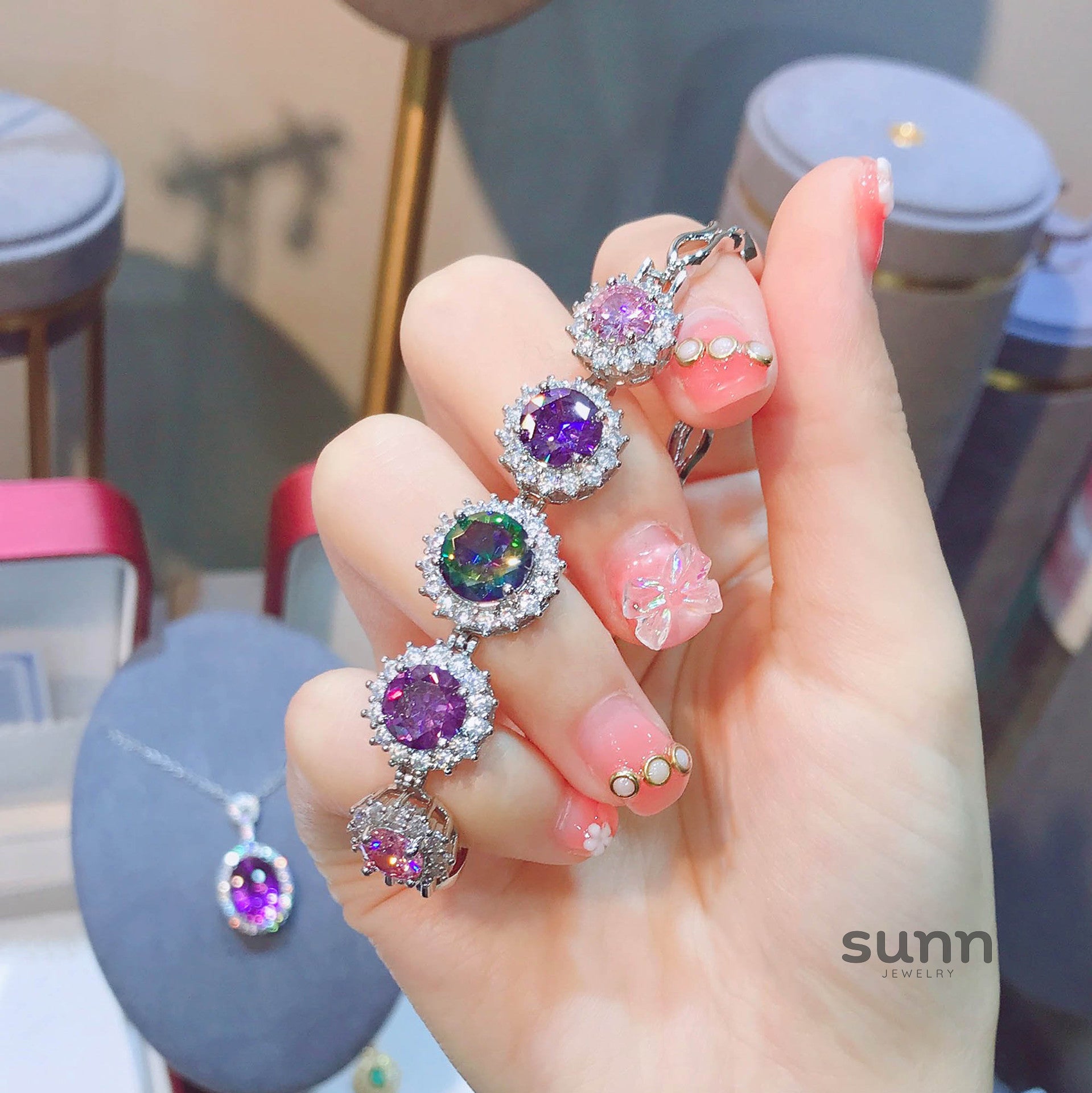 Ryann Radiant Gemstone Bracelet [E2M0WY42]