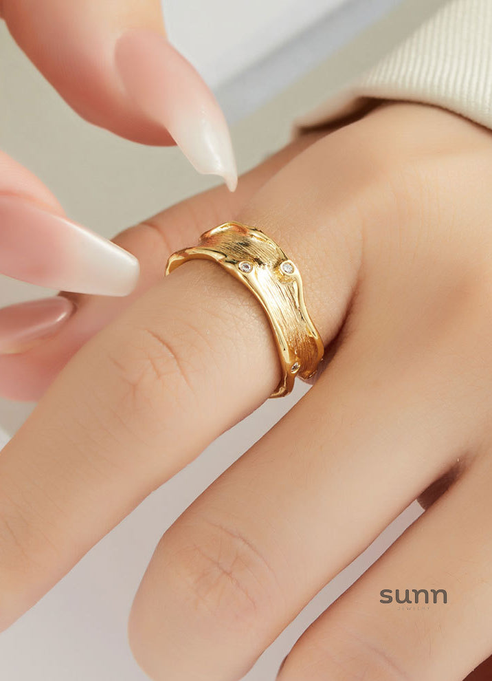 Ryann Textured Open Ring [AJ6684QH]