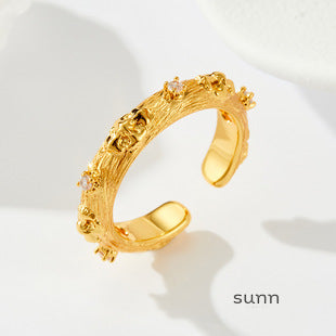 Ryann Textured Open Ring [ID8D15PJ]