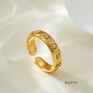 Ryann Textured Open Ring [59HUY3DP]