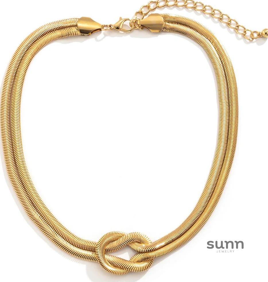 Ryanna Interlocking Metal Chain