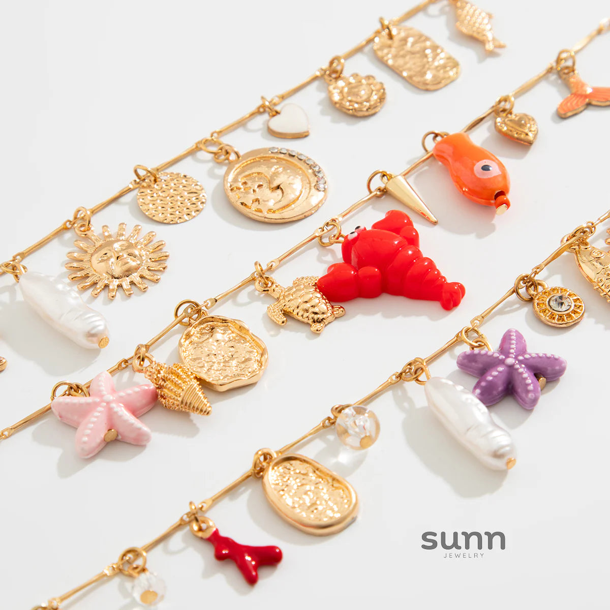 Ryen Layered Coastal Necklace Set