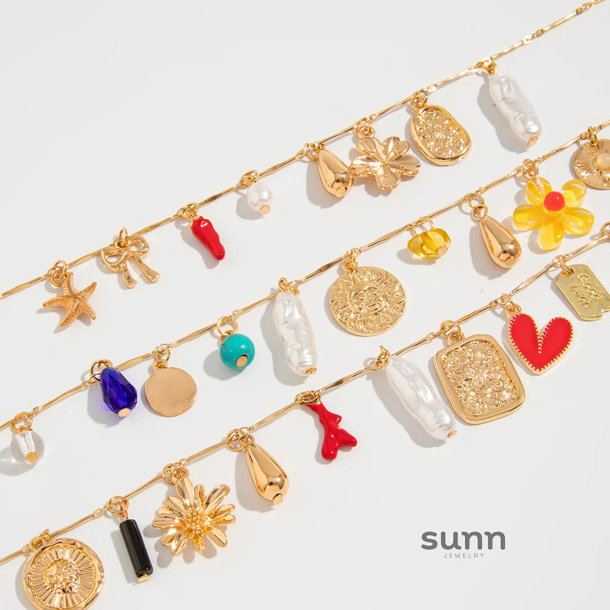 Ryen Layered Coastal Necklace Set