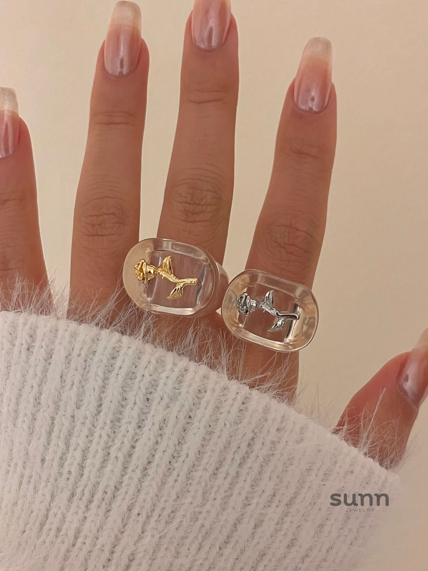 Ryker Resin Rose Ring [WP55361N]