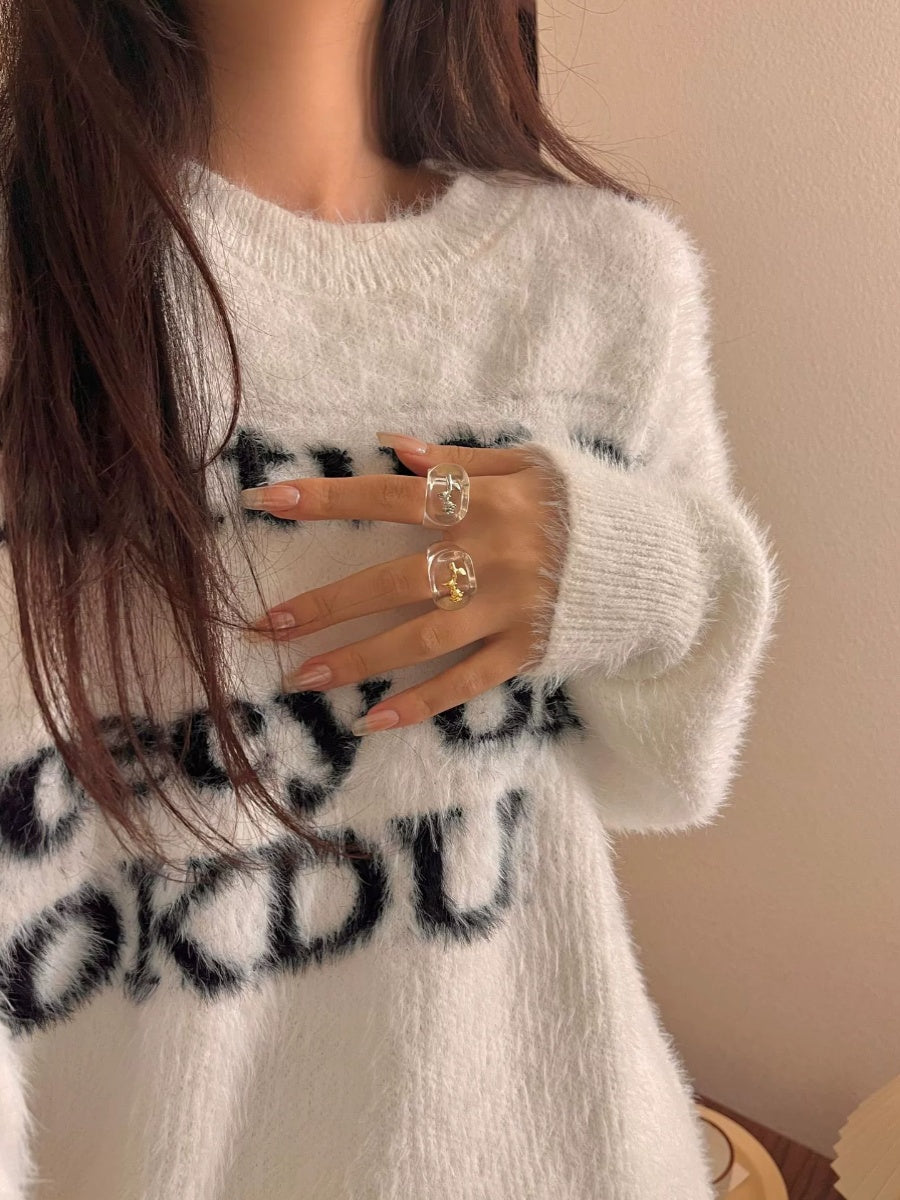 Ryker Resin Rose Ring [DDS0T6SQ]