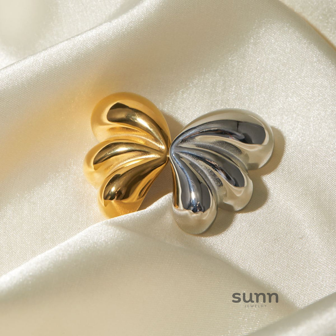 Rylann Geometric Petal Earrings [GOT347I7]