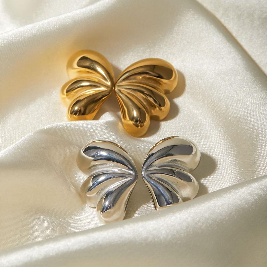 Rylann Geometric Petal Earrings [GOT347I7]