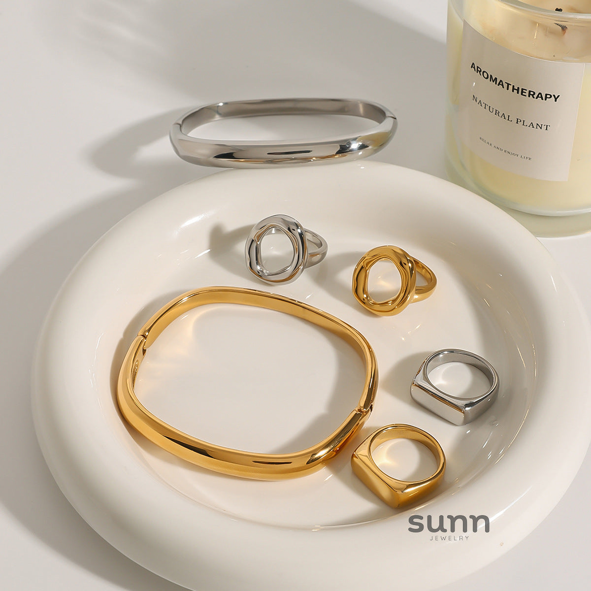 Rylee Gold Geometric Set [GK9JF9SL]