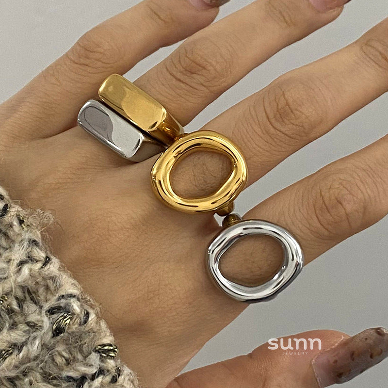 Rylee Gold Geometric Set [YMTRIOSN]
