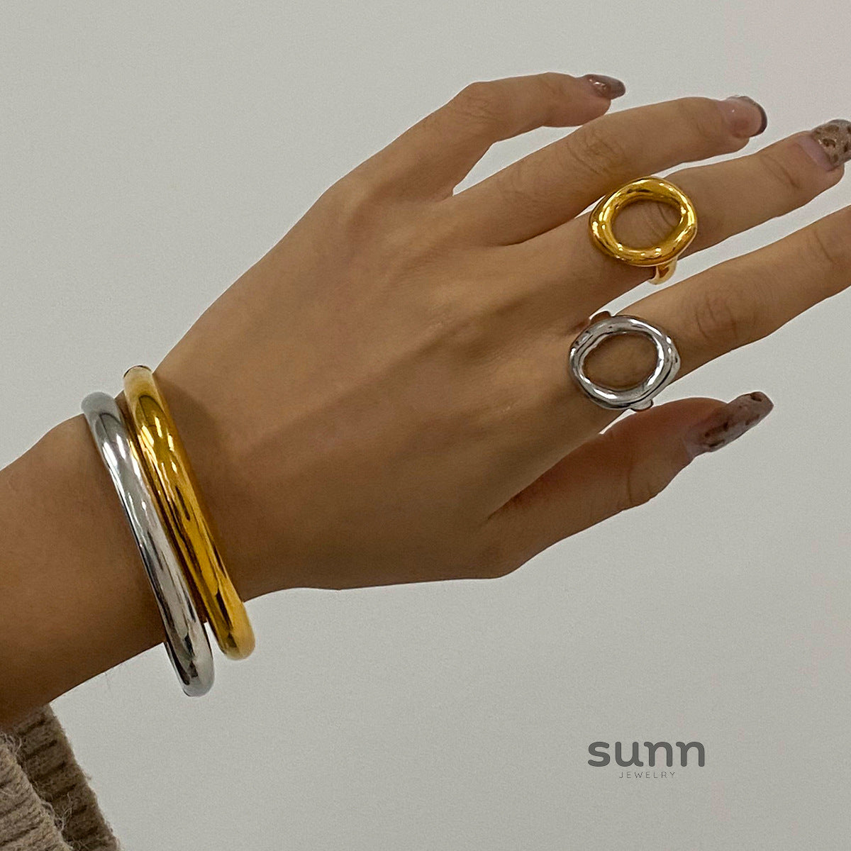 Rylee Gold Geometric Set [HJEUNBZL]