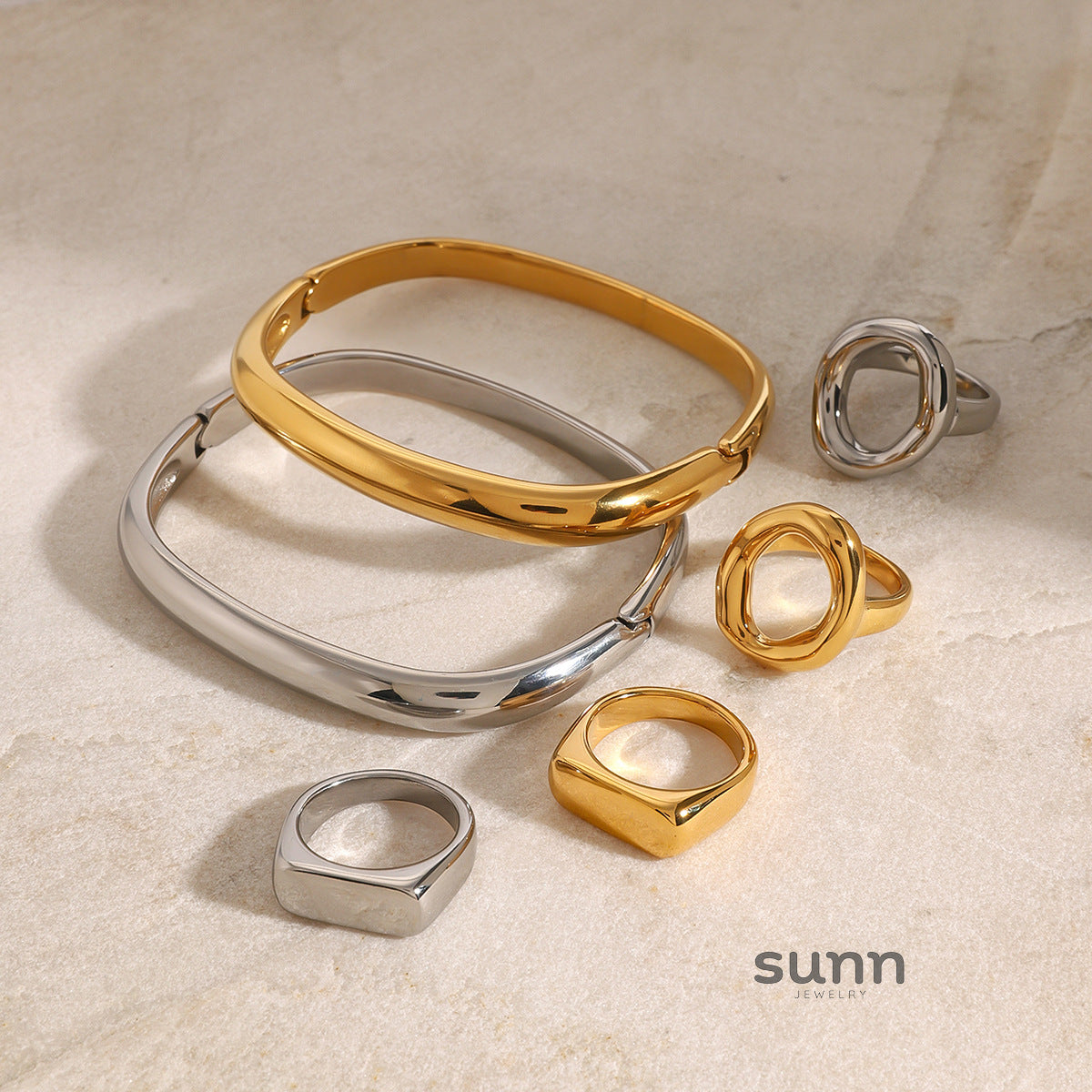Rylee Gold Geometric Set [4FQWTNYL]