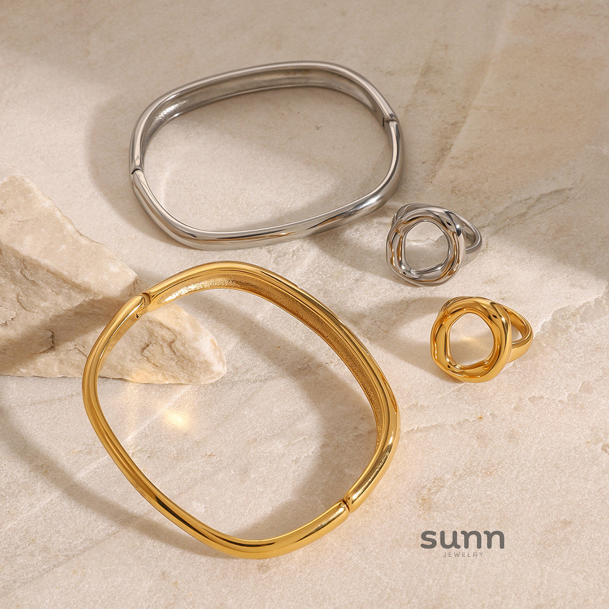 Rylee Gold Geometric Set [8BH5E2LB]