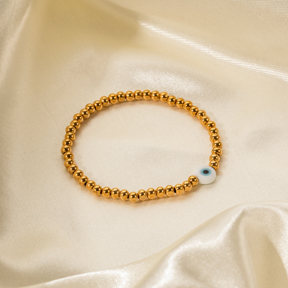 Rylie Gold Evil Eye Bracelet [ZUBIXKQ4]