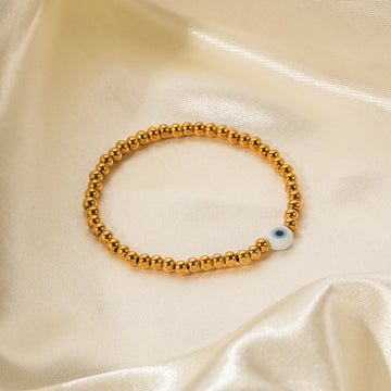 Rylie Gold Evil Eye Bracelet [ZUBIXKQ4]