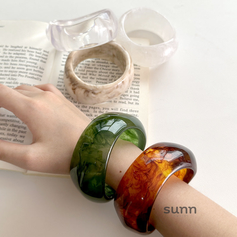 Rylin Marbled Resin Bangle [106DKCZI]