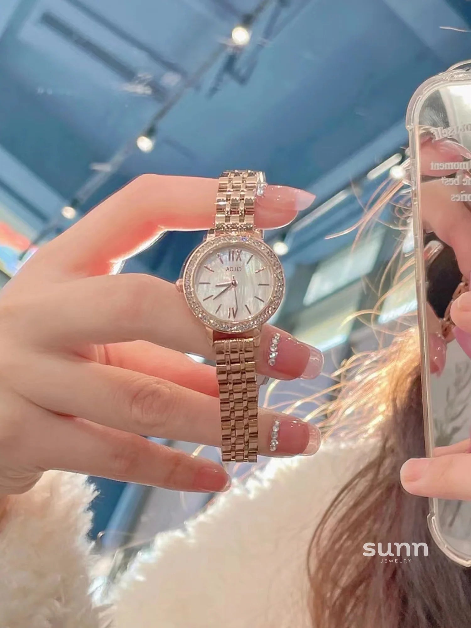 Rylyn Crystal Embellished Watch