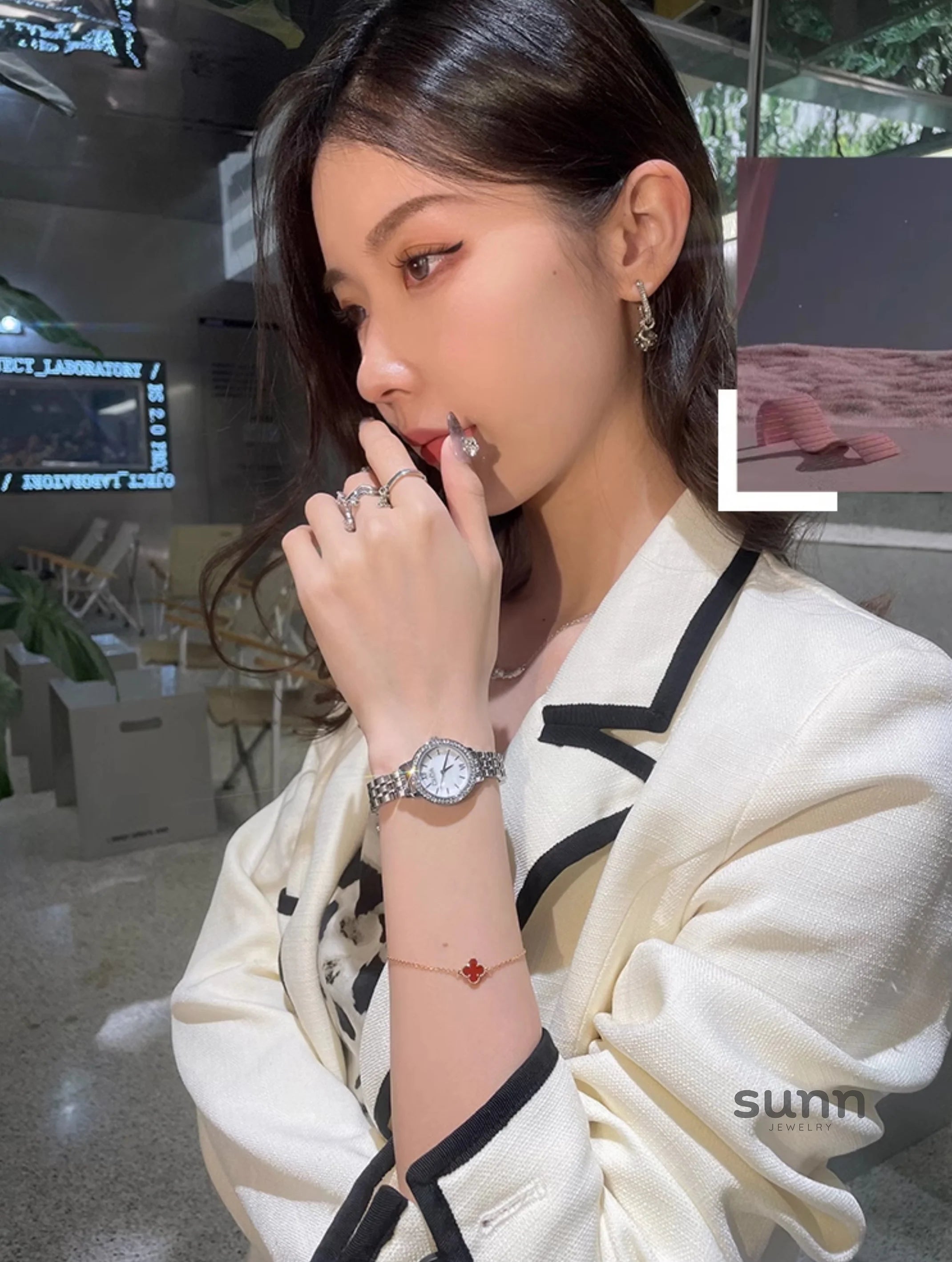 Rylyn Crystal Embellished Watch