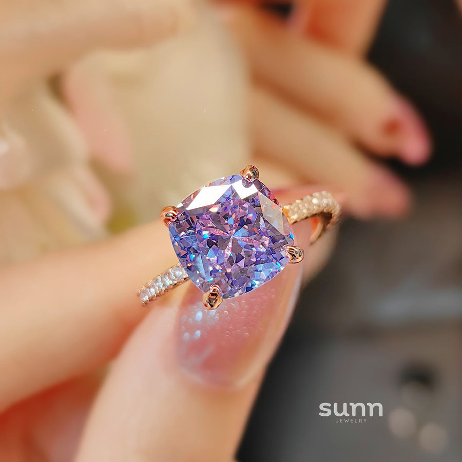 Rylynn Square Sparkle Ring [4R8X9YDL]