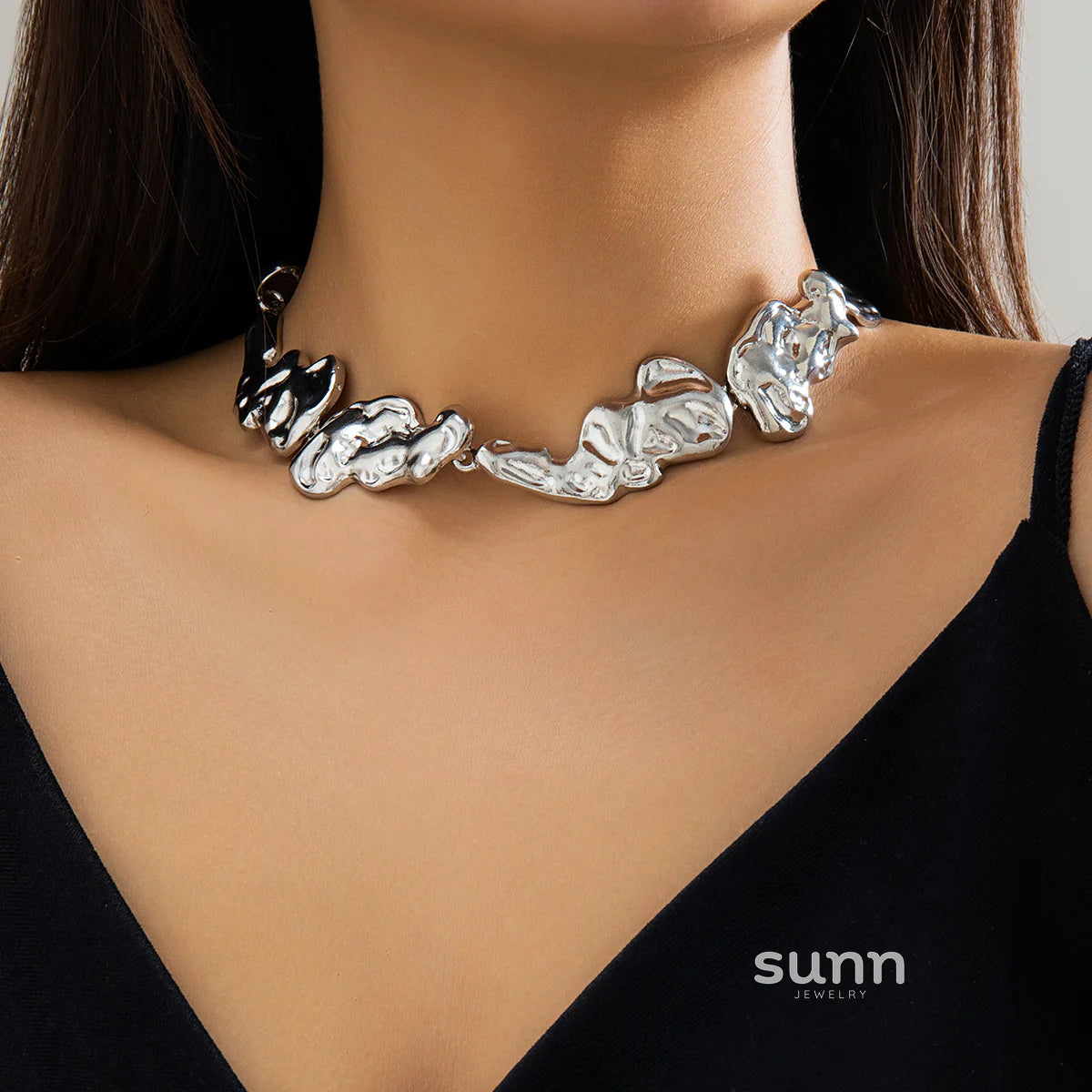 Rynlee Sculptural Collar Necklace
