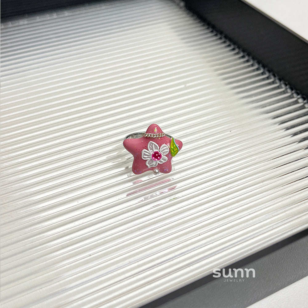 Ryver Colorful Enamel Bow Ring [UREA6R6C]