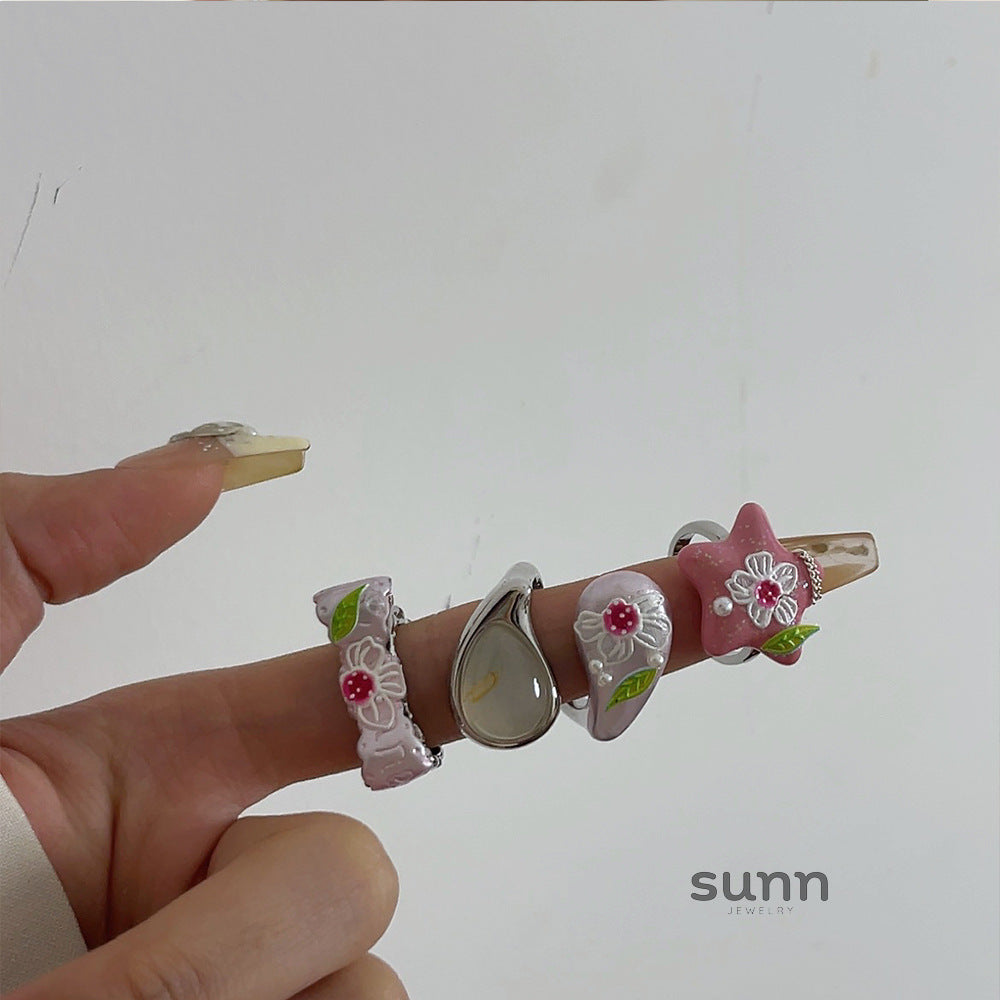Ryver Colorful Enamel Bow Ring [RY23E2US]