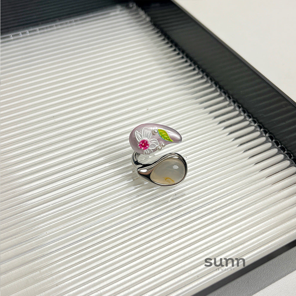 Ryver Colorful Enamel Bow Ring [THP456R0]