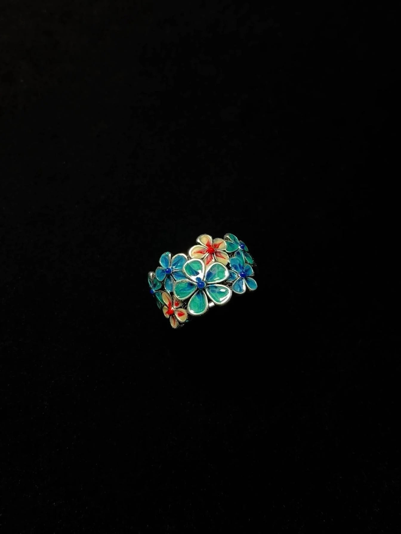 Sabiha Enamel Bloom Ring