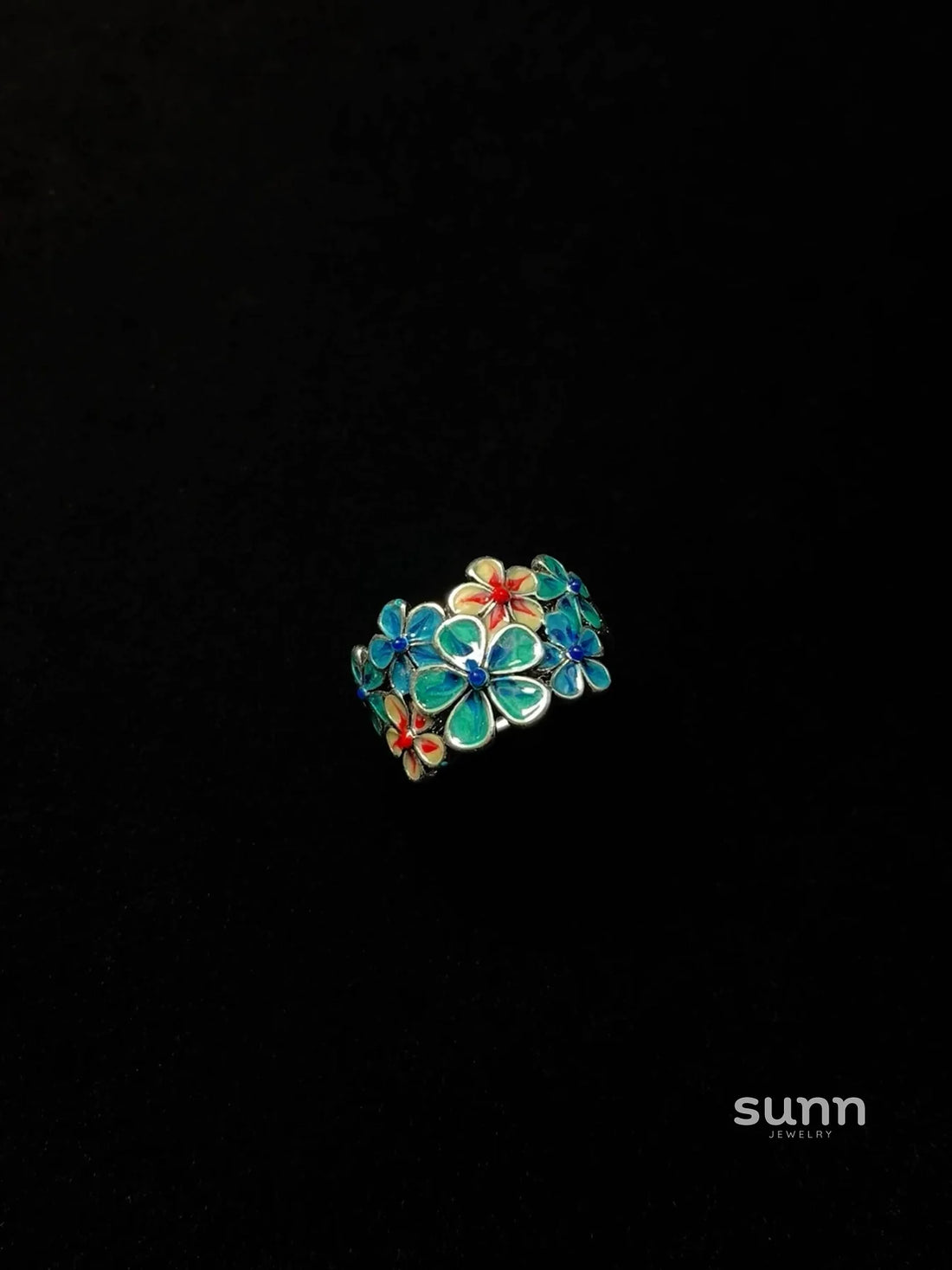 Sabiha Enamel Bloom Ring