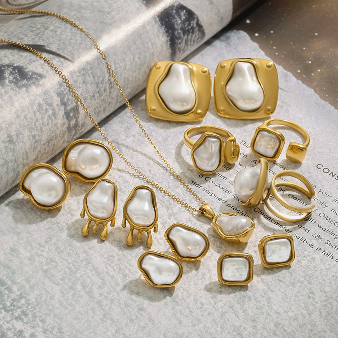 Sachi Pearl Jewelry Set [RWM1JMNO]
