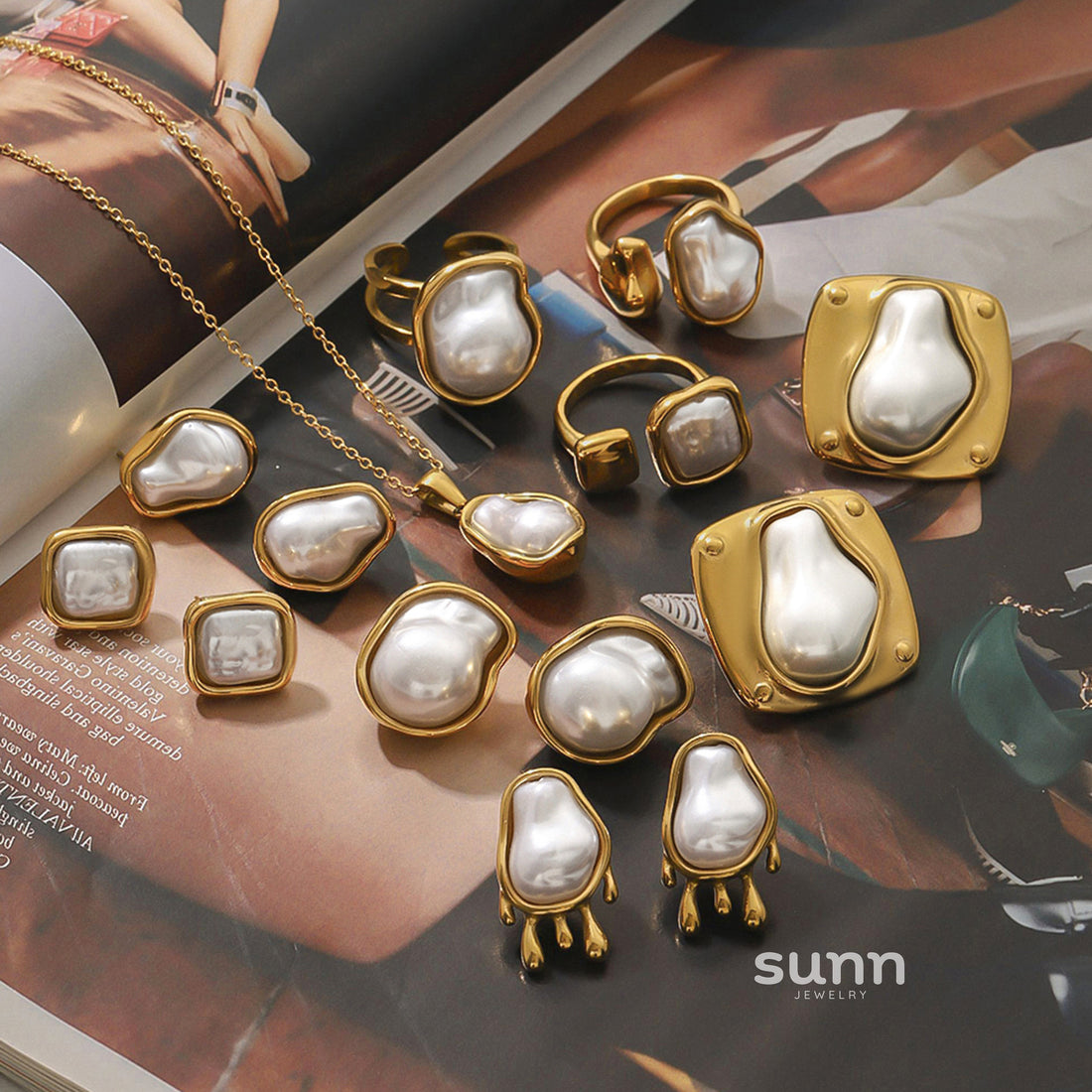 Sachi Pearl Jewelry Set [RWM1JMNO]