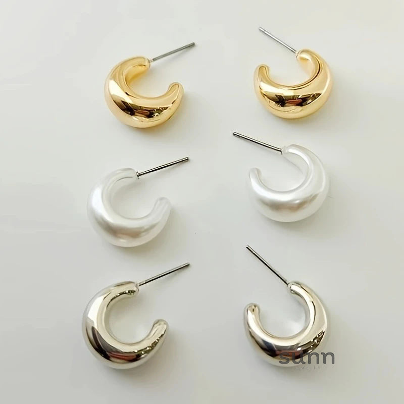 Sadee Vintage Pearl Earrings [LSJZYBRA]
