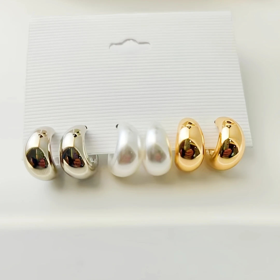 Sadee Vintage Pearl Earrings [TIYRUT3B]