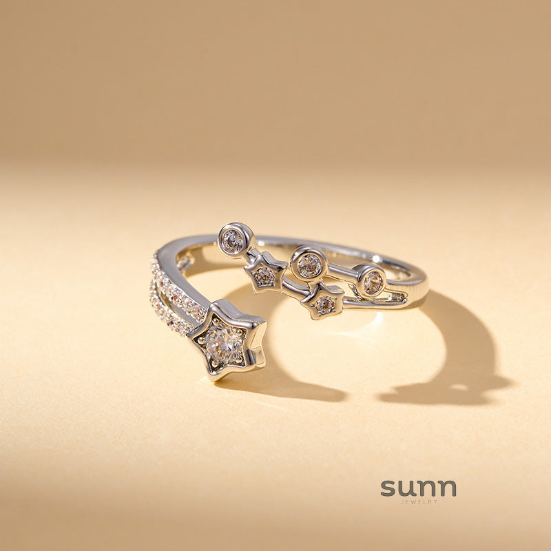 Sahana Star Zircon Ring [9866SPKT]