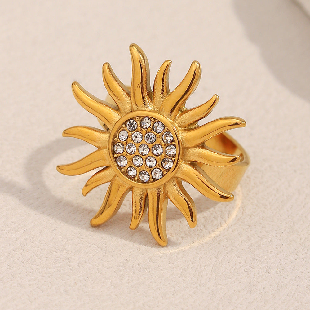 Saige Golden Sun Open Ring [WBR9DSUP]