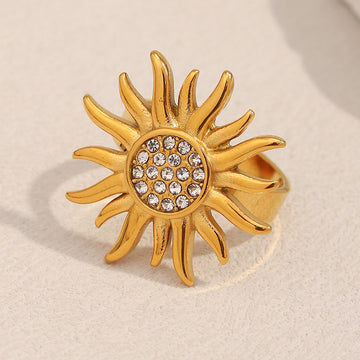 Saige Golden Sun Open Ring [WBR9DSUP]