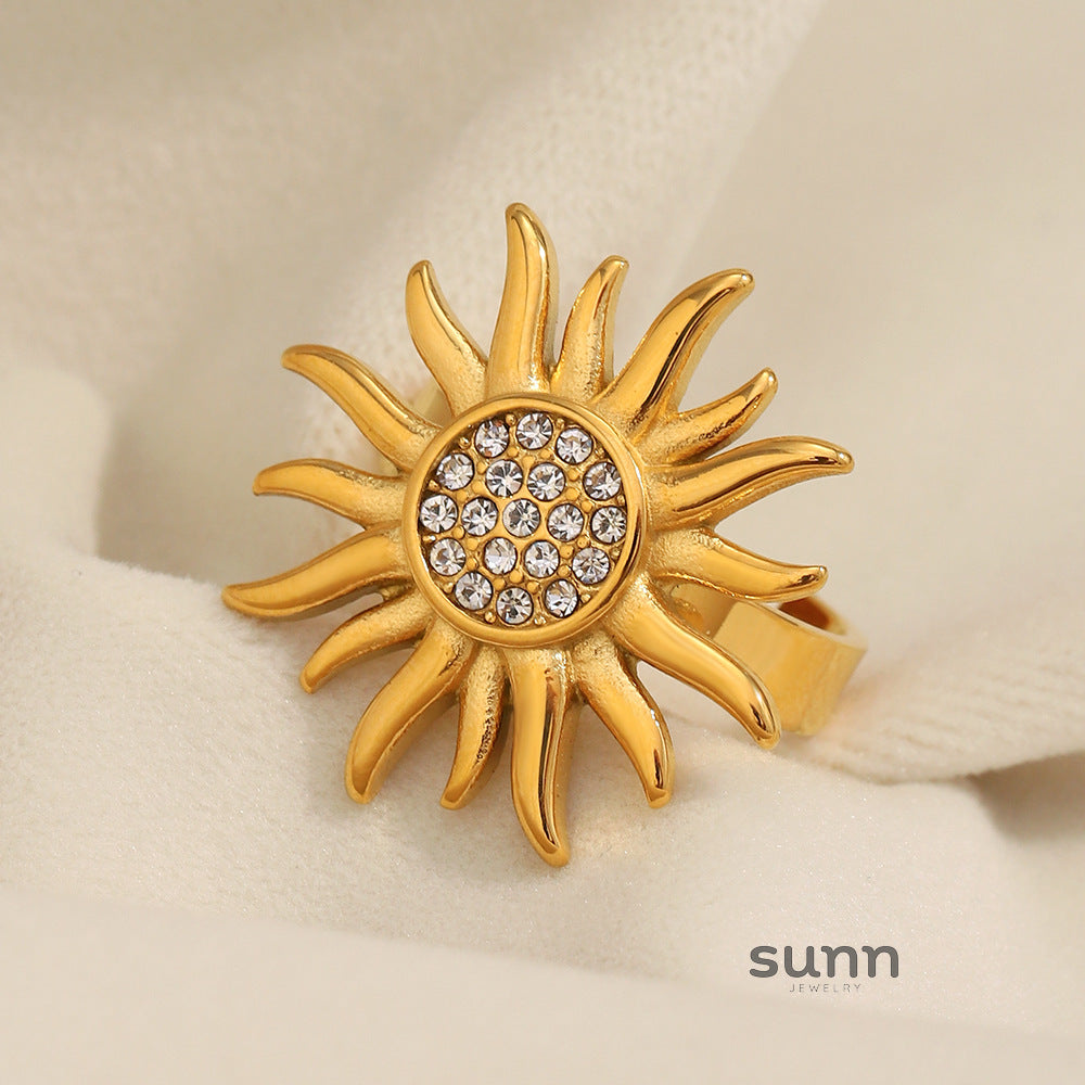 Saige Golden Sun Open Ring [WBR9DSUP]