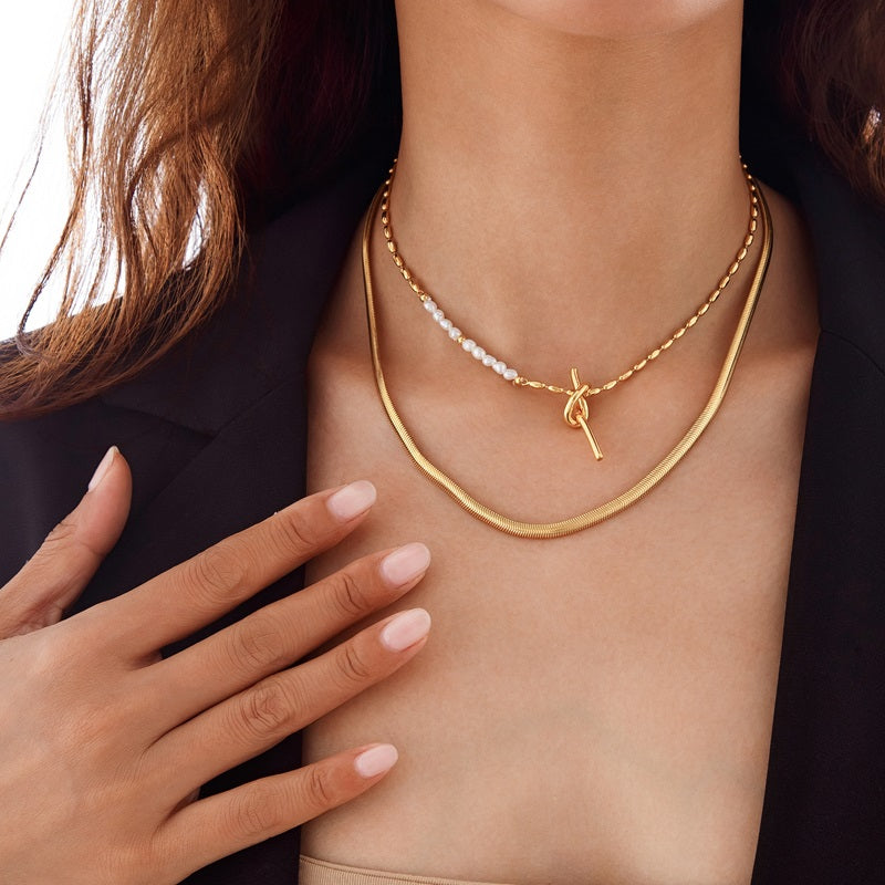Saisha Rope Knot Pendant Necklace [3ZT2BK5U]