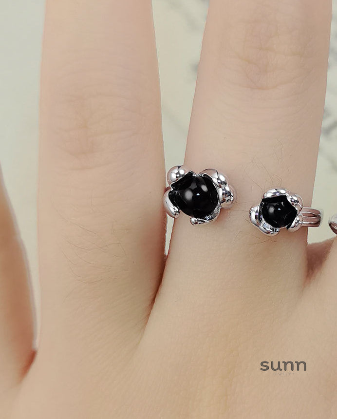 Salma Agate Bloom Open Ring [IEWVRRK9]