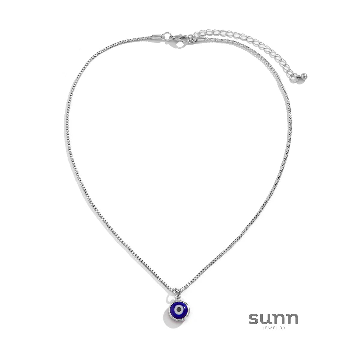 Salome Dainty Eye Pendant Necklace