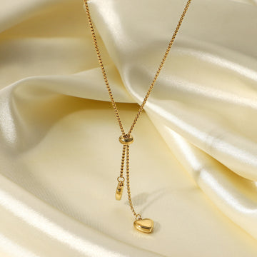 Sama Interlocking Heart Necklace [UKVK3FTA]