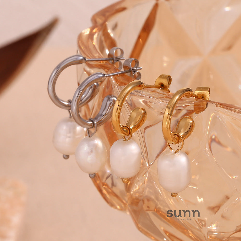 Sama Vintage Gold Drop Earrings [CCN6NC40]